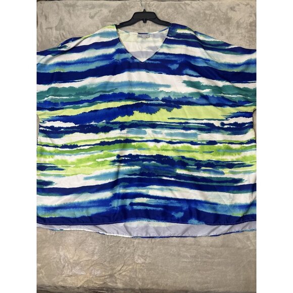 Women’s Catherines Blouse Multicolored Plus Size 5X - Picture 1 of 11